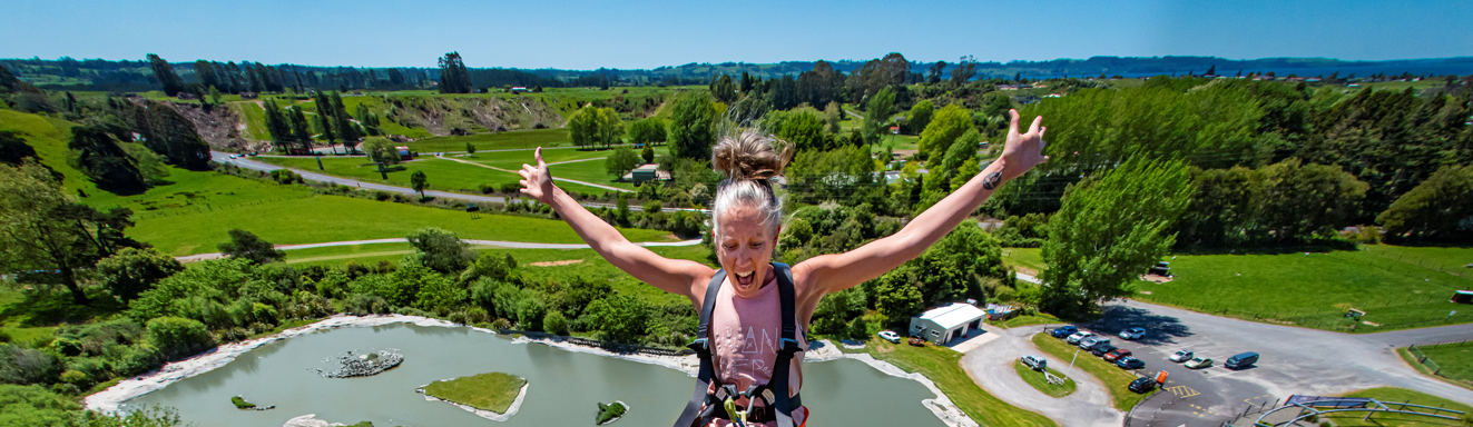 Caption: Take the leap with Rotorua’s ultimate bungy jump – the perfect adrenalin rush to wrap up 2021